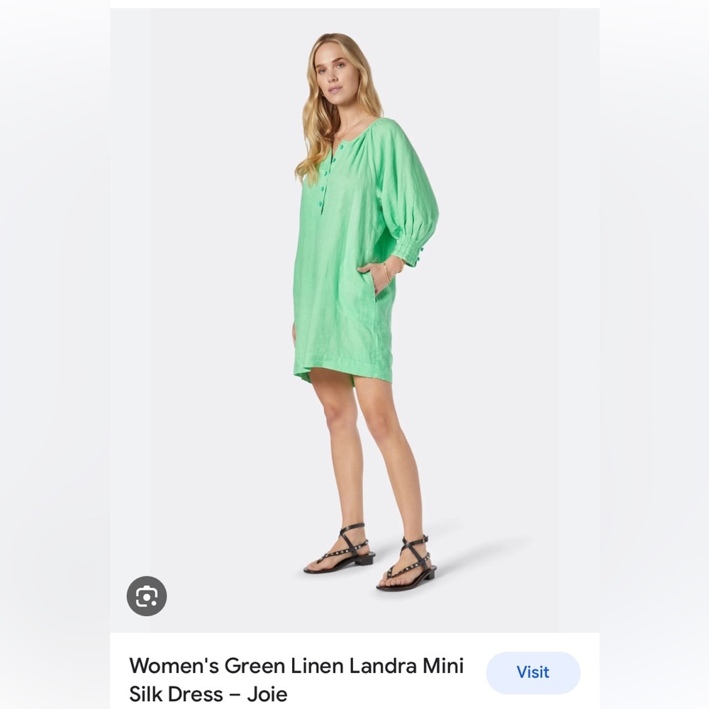 Joie Landra Mini Linen Dress